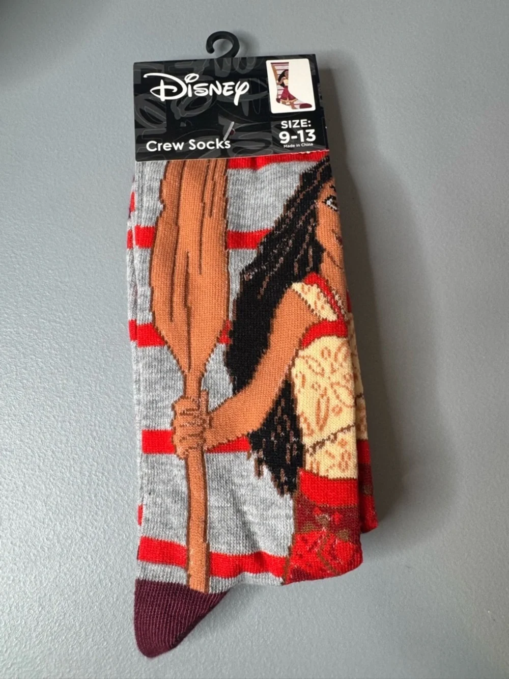 Disney Moana with paddle Crew Socks Art Moana 2